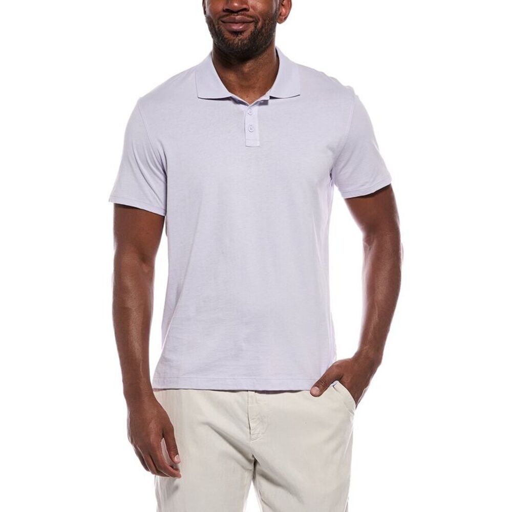 Atm Anthony Thomas Melillo Mens  Classic Jersey Polo Shirt, Purple